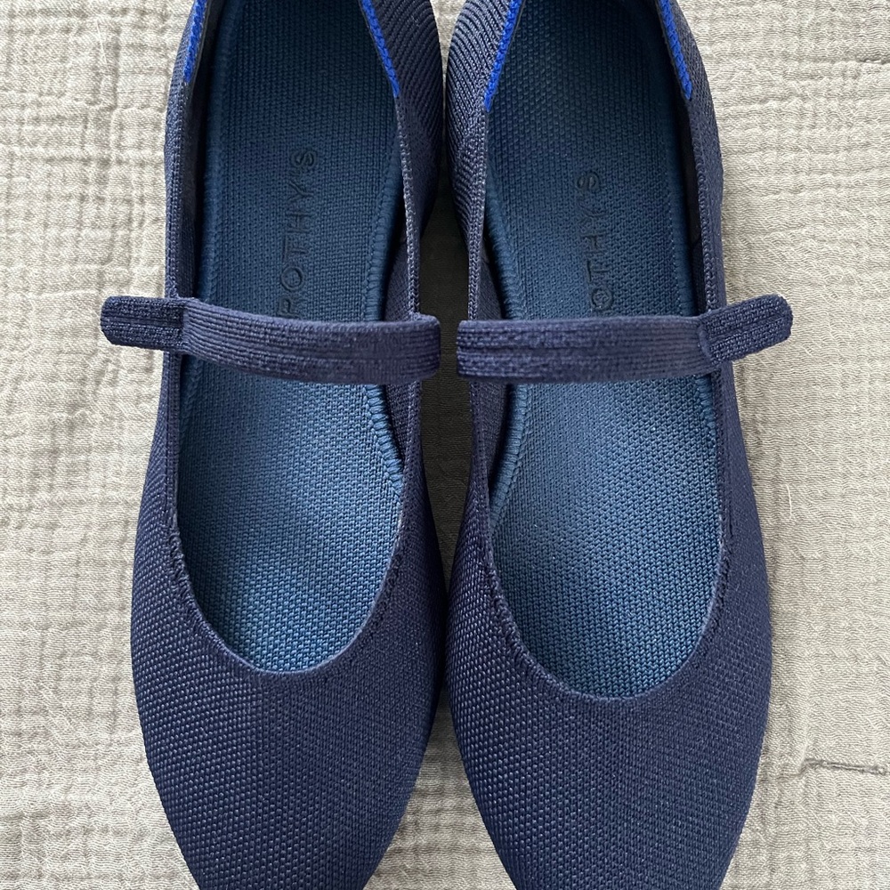 Rothy's Navy Blue Flats